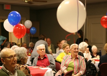 Women Marines Association brings their celebration to the elderly