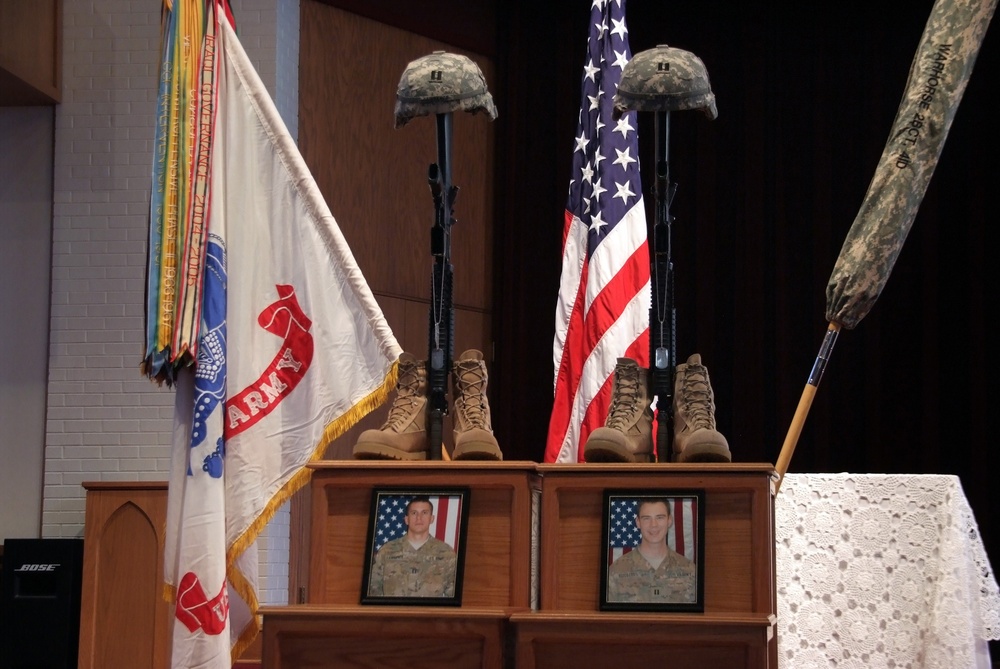 Memorial ceremony at Fort Carson