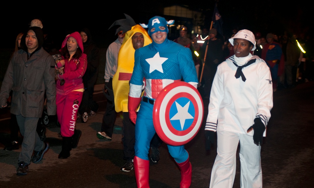 593rd Special Troops Battalion costume walk brings unit and families together
