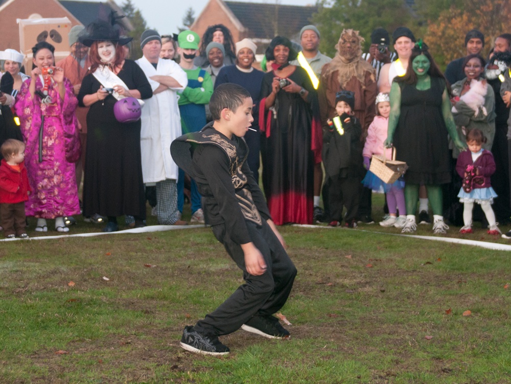 593rd Special Troops Battalion costume walk brings unit and families together