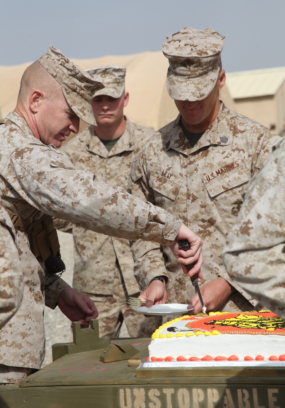 CLB-1 celebrates 236th Marine Corps birthday in Afghanistan