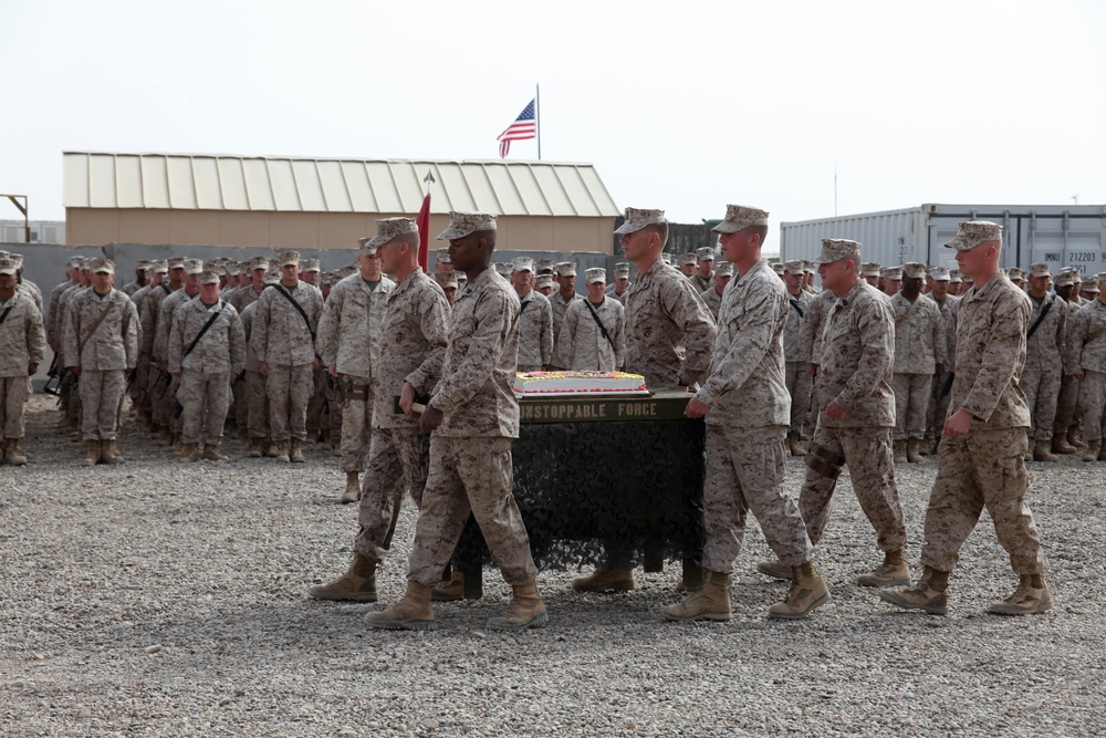 CLB-1 celebrates 236th Marine Corps birthday in Afghanistan