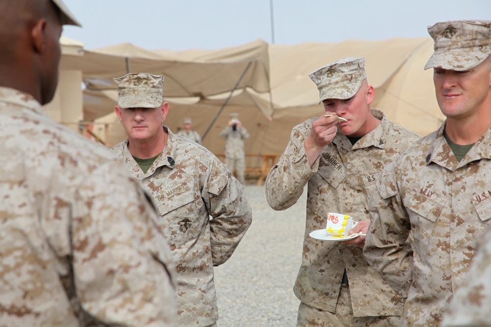 CLB-1 celebrates 236th Marine Corps birthday in Afghanistan