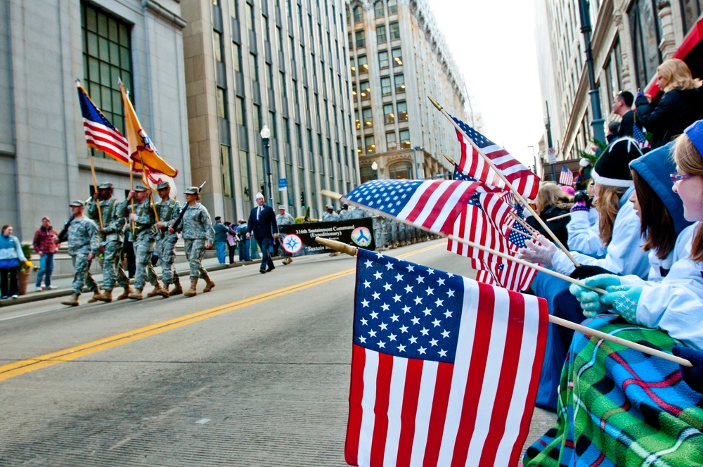 Pittsburgh Veterans Day parade