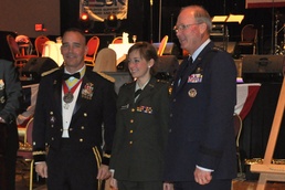 Chief, NGB and Iowa TAG recognoize Iowa ROTC Cadet of the Year