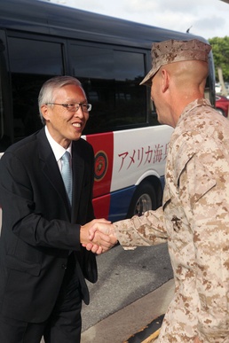 Republic of Korea ambassador to Japan visits MCAS Futenma