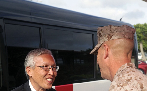 Republic of Korea ambassador to Japan visits MCAS Futenma
