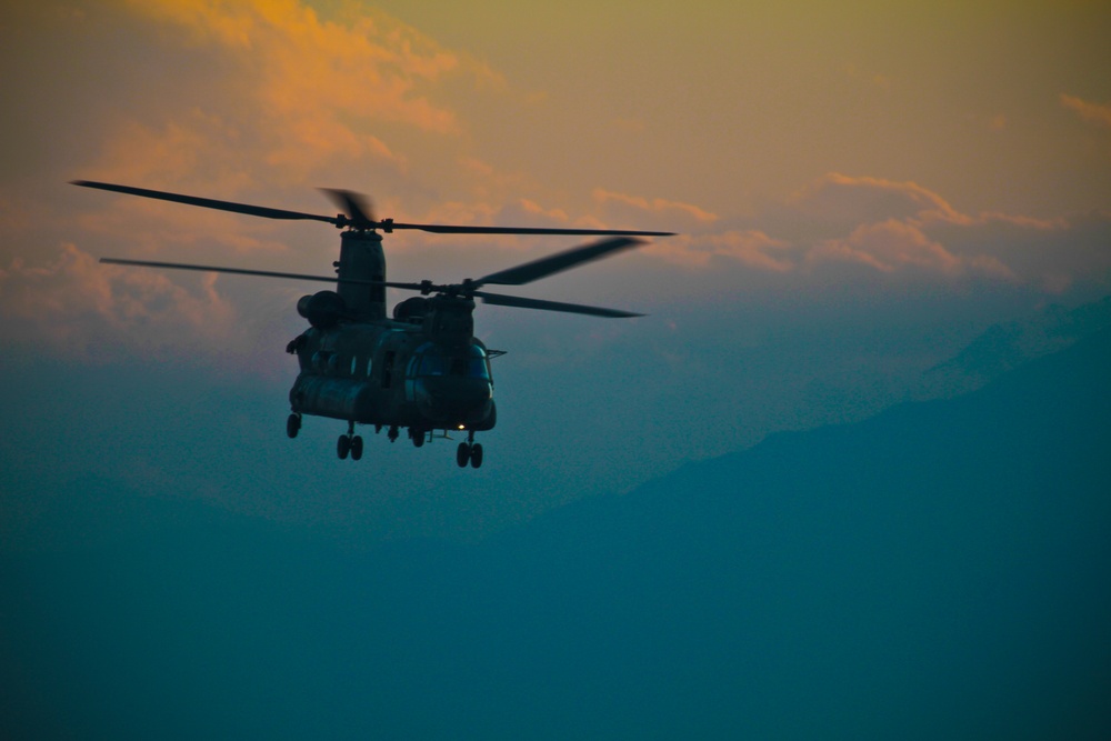 Evening liftoff