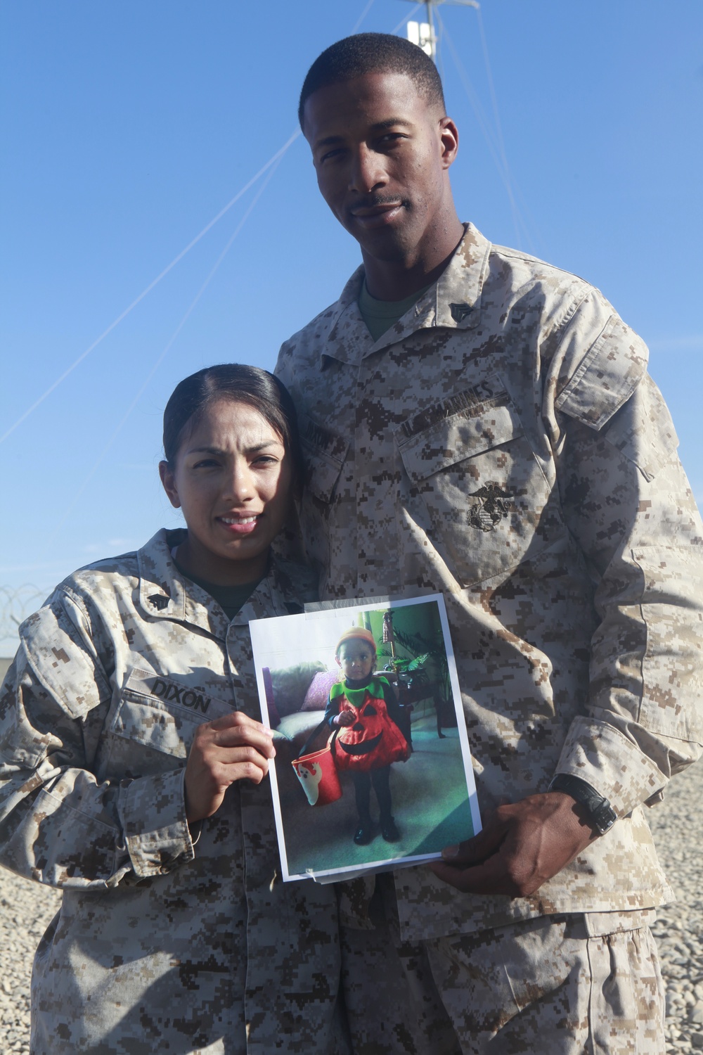 Married Marines reunite in Afghanistan