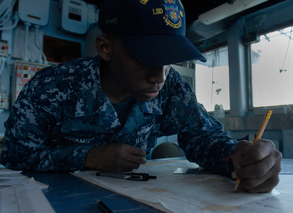 USS Whidbey Island action