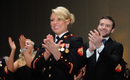 Marine takes Timberlake to ball