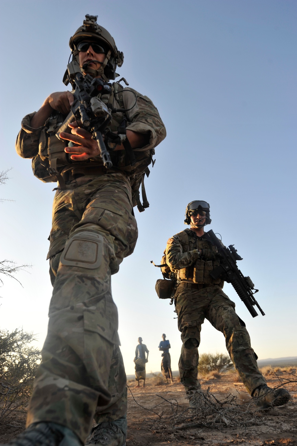 Heroes train in Africa