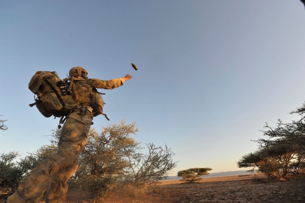 Heroes train in Africa