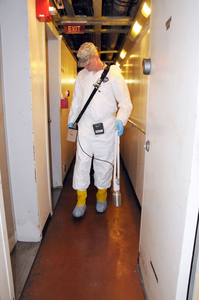 Nuclear Disablement Team trains aboard NS Savannah