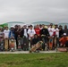 Skateboarders push 12 miles for wounded troops