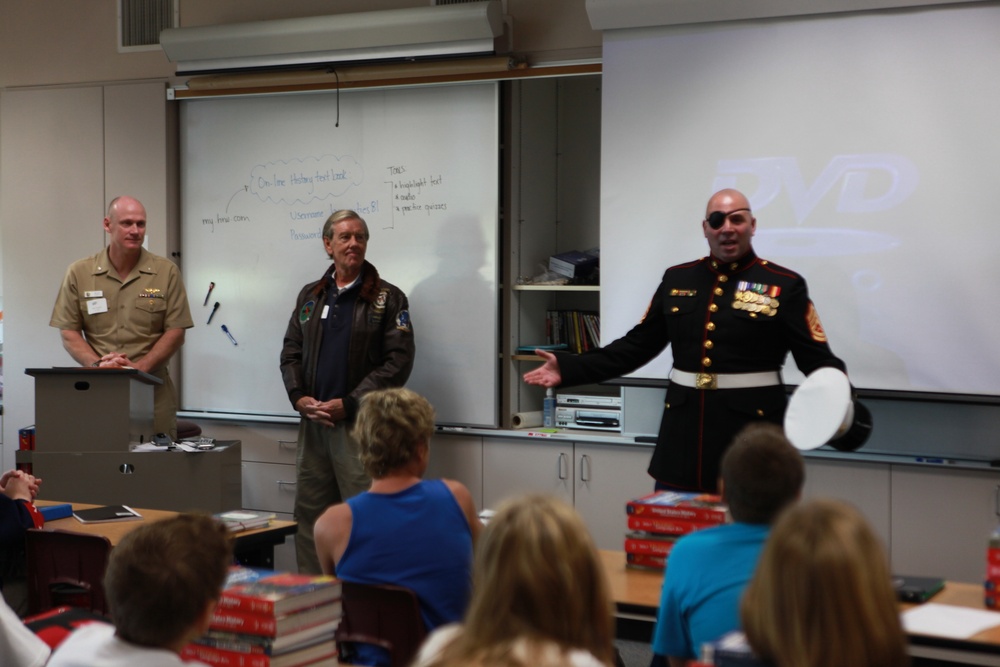 'Take a Vet to School Day' hits Coronado Middle School