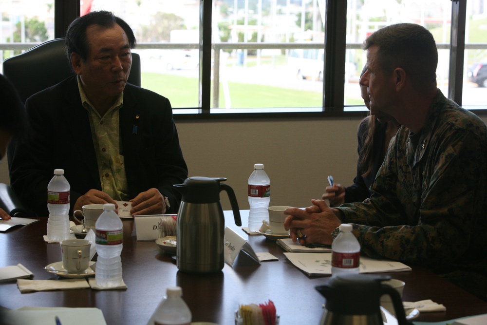 Japan DM visits Marine Corps Base Camp Butler