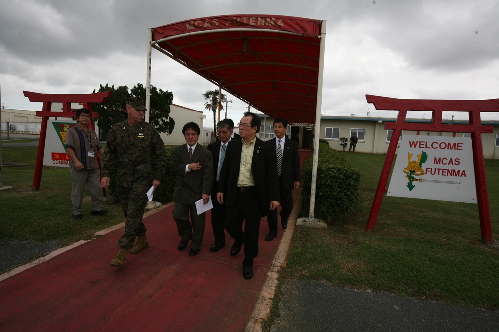 Japan DM visits Marine Corps Base Camp Butler