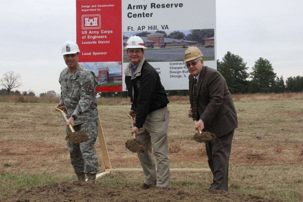 Fort A.P. Hill breaks ground for U.S. Army Reserve Center