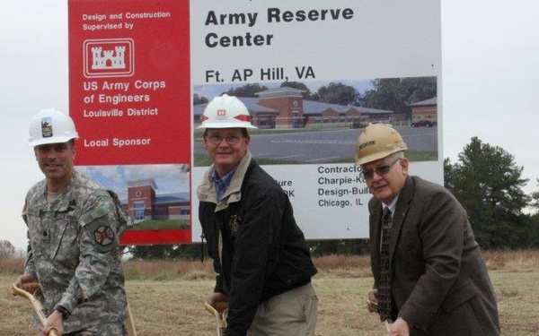 Fort A.P. Hill breaks ground for U.S. Army Reserve Center
