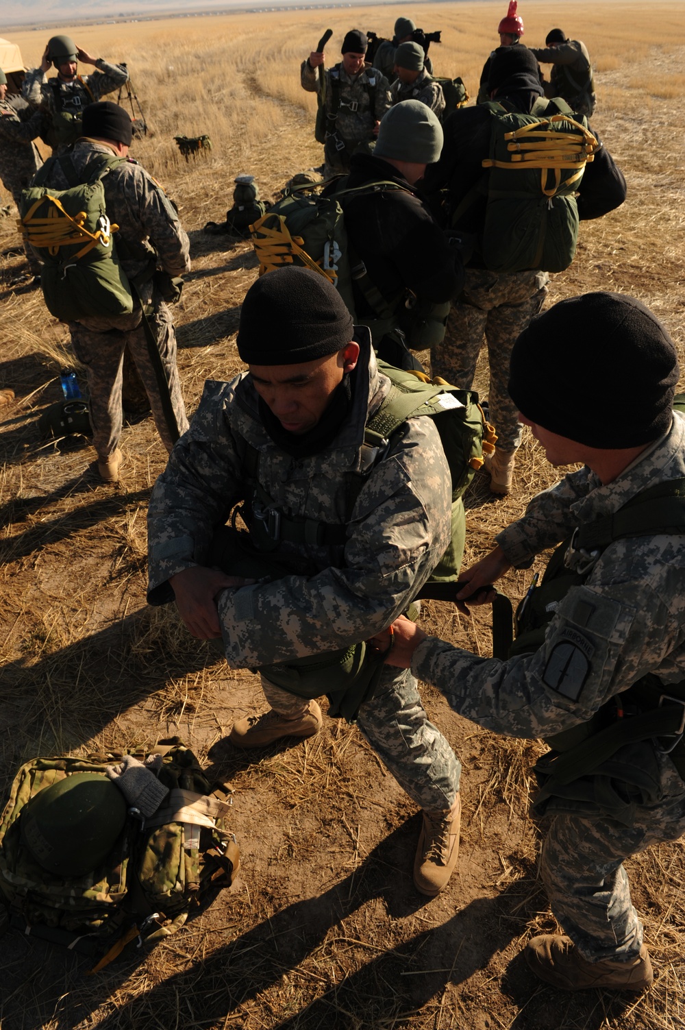 Static airborne training