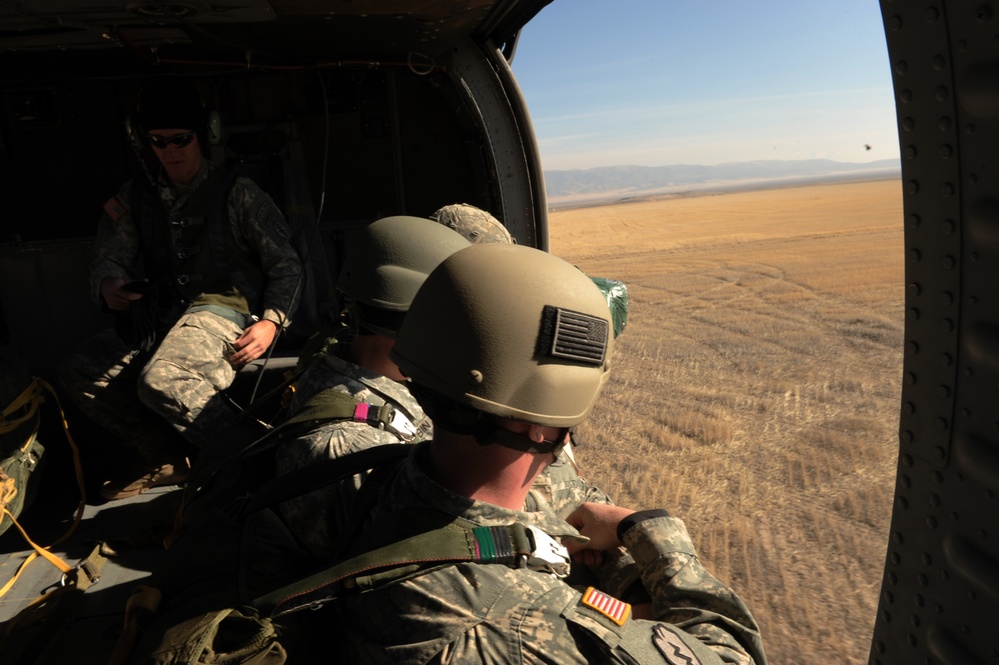 Static airborne training