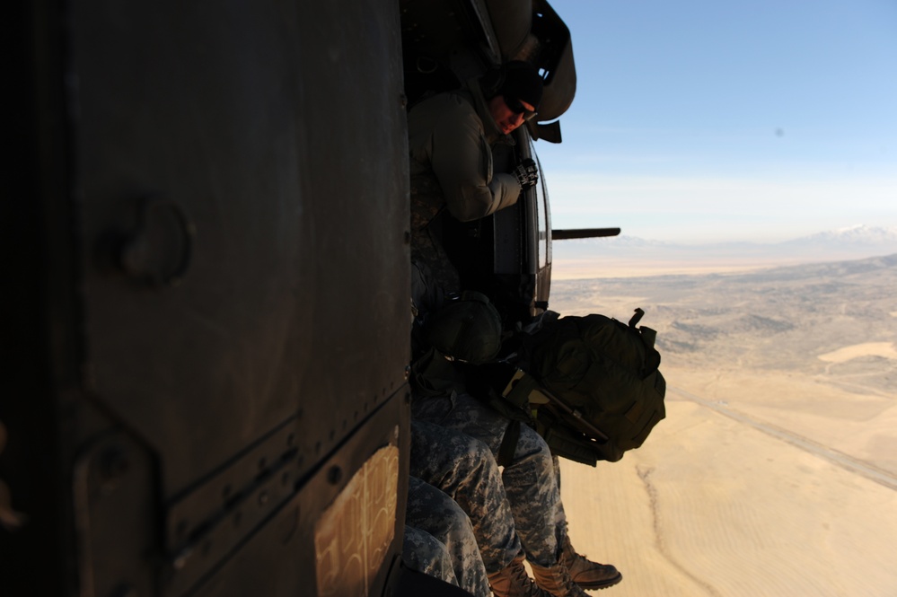 Static airborne training