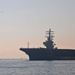 USS Ronald Reagan transits San Diego Bay