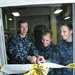 USS Blue Ridge cuts ribbon for new gym