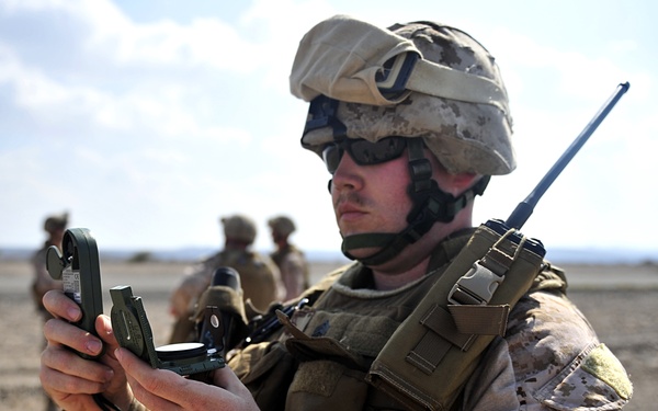 US Marines set up Austere Landing Zone