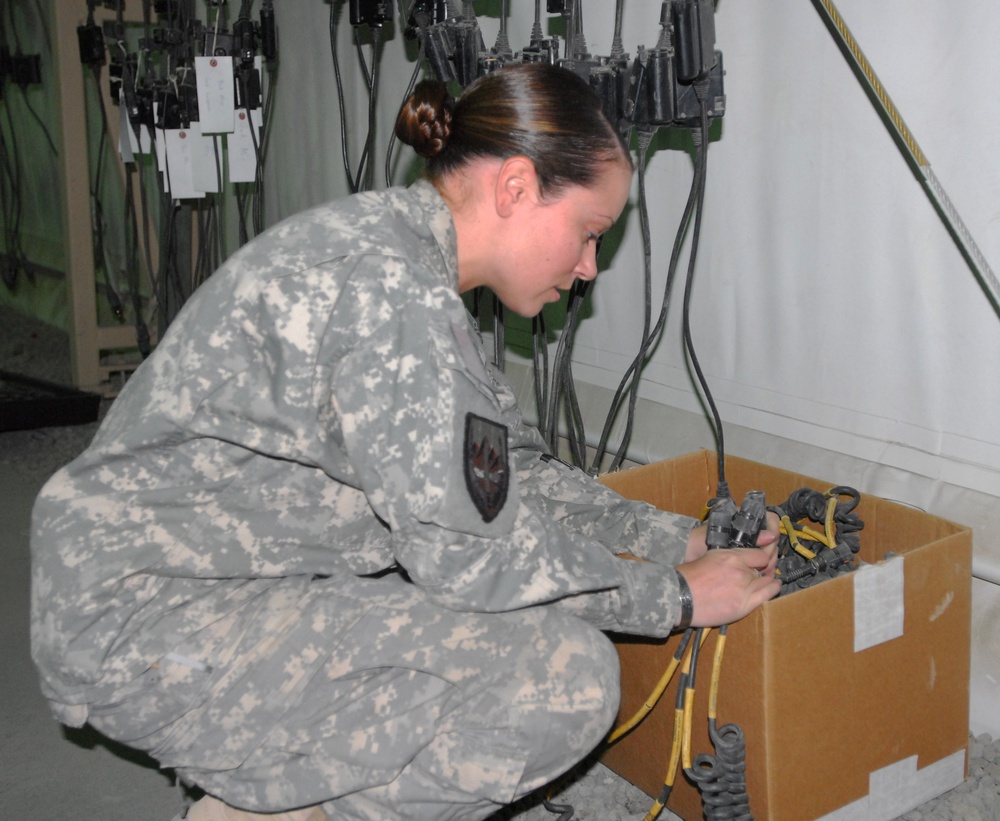 Sgt. Jolly: Communication specialist