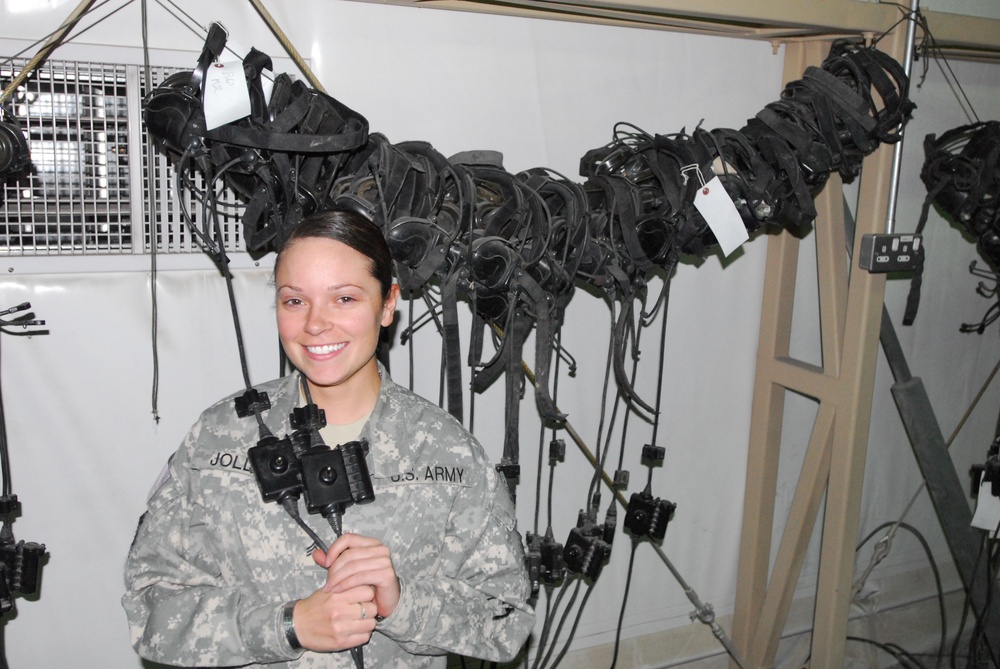 Sgt. Jolly: Communication specialist