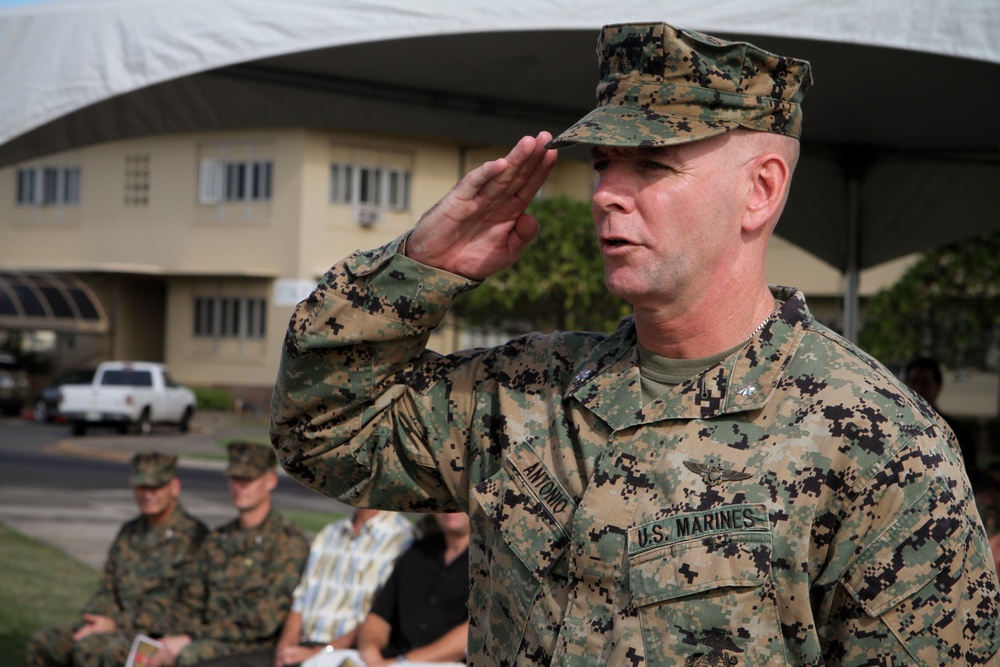 Marine Corps Base Hawaii change of command ceremony