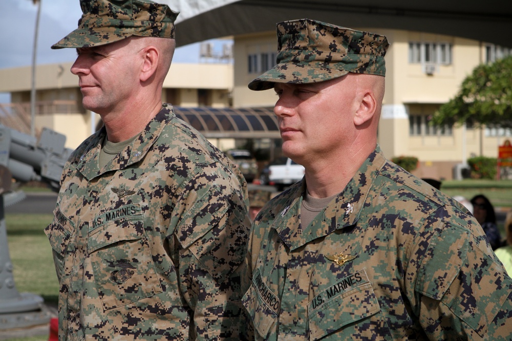 Marine Corps Base Hawaii change of command ceremony