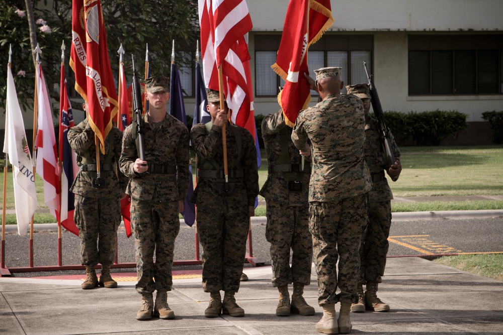 Marine Corps Base Hawaii change of command ceremony