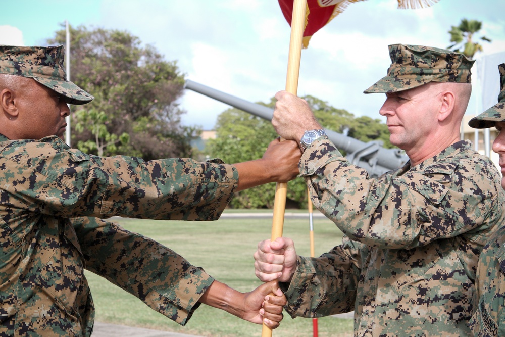 Marine Corps Base Hawaii change of command ceremony