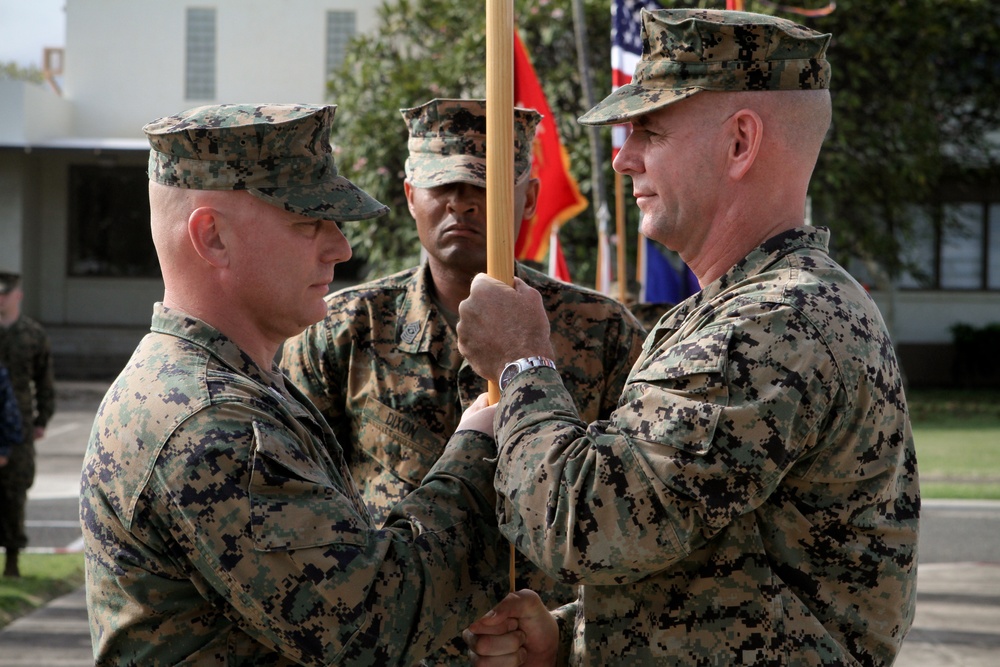 Marine Corps Base Hawaii change of command ceremony