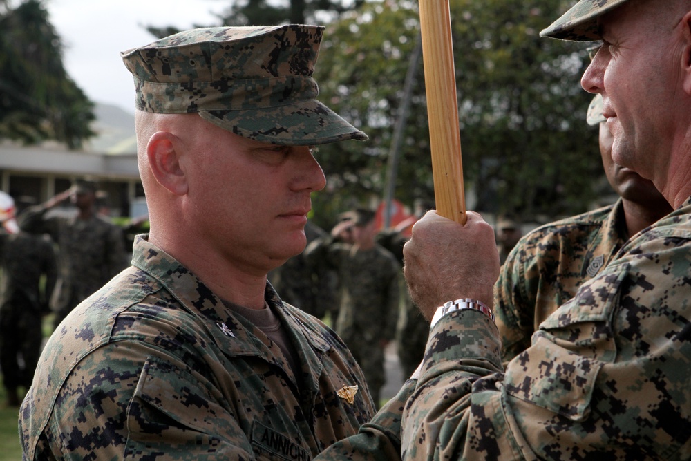 Marine Corps Base Hawaii change of command ceremony