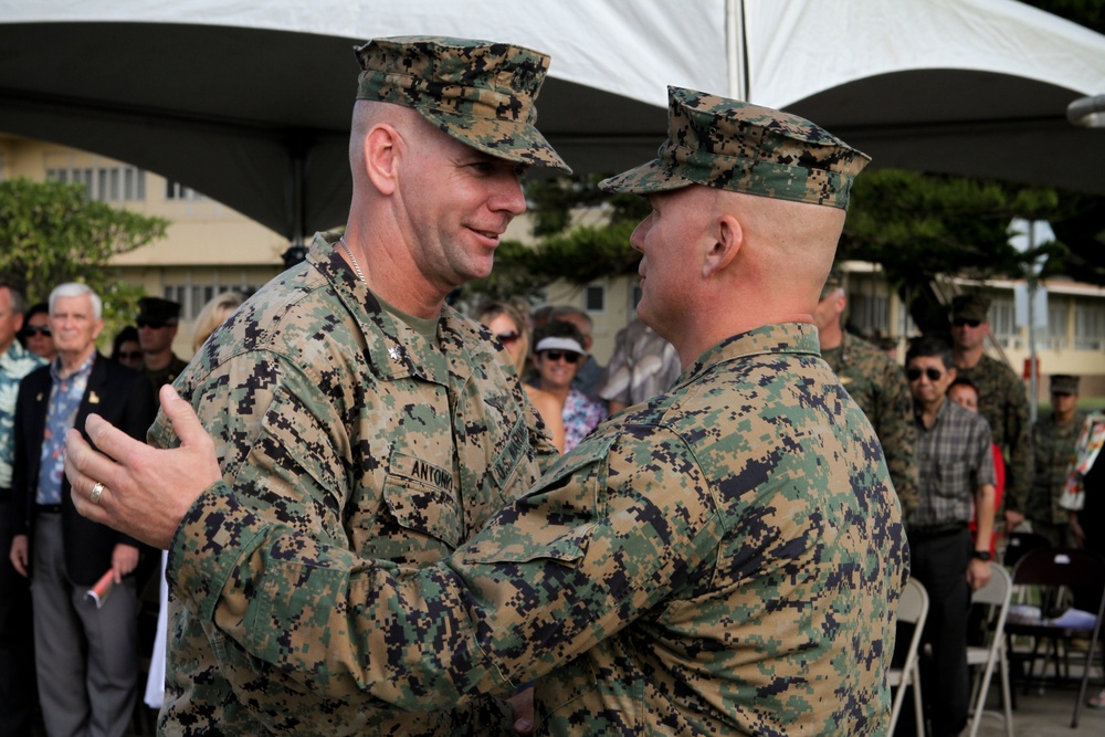 Marine Corps Base Hawaii change of command ceremony