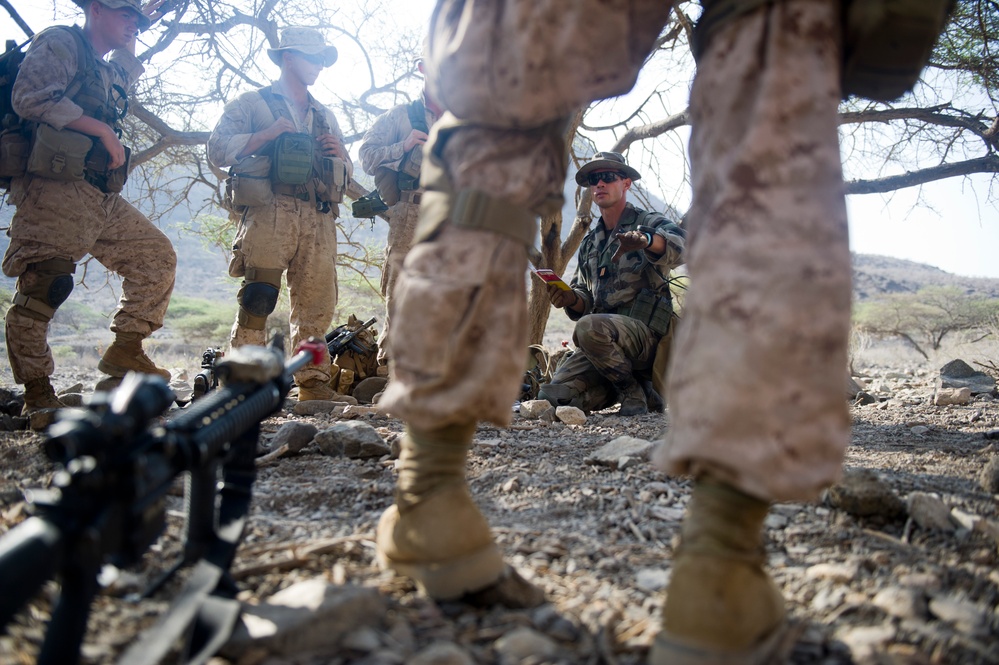 French and US service members survive the Djibouti Desert