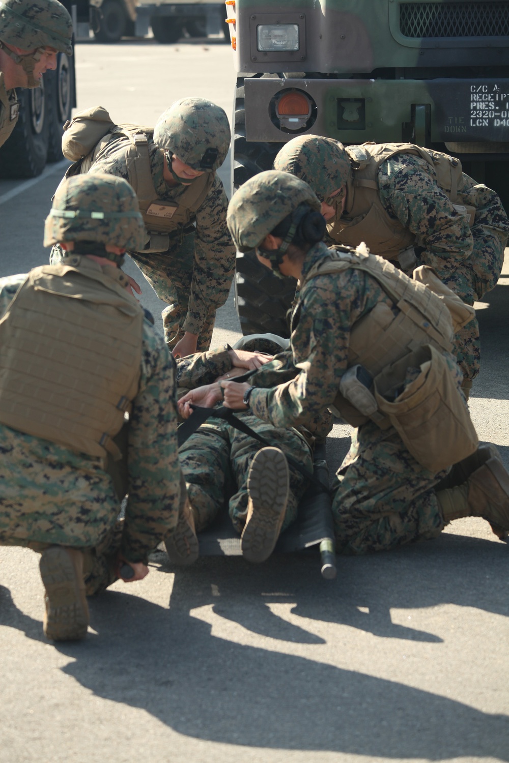 Marines receive advanced medical aid