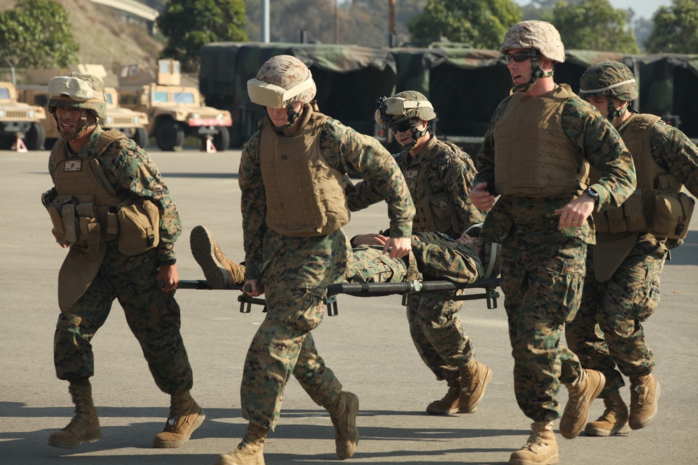 Marines receive advanced medical aid