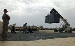 Moving shipping containers
