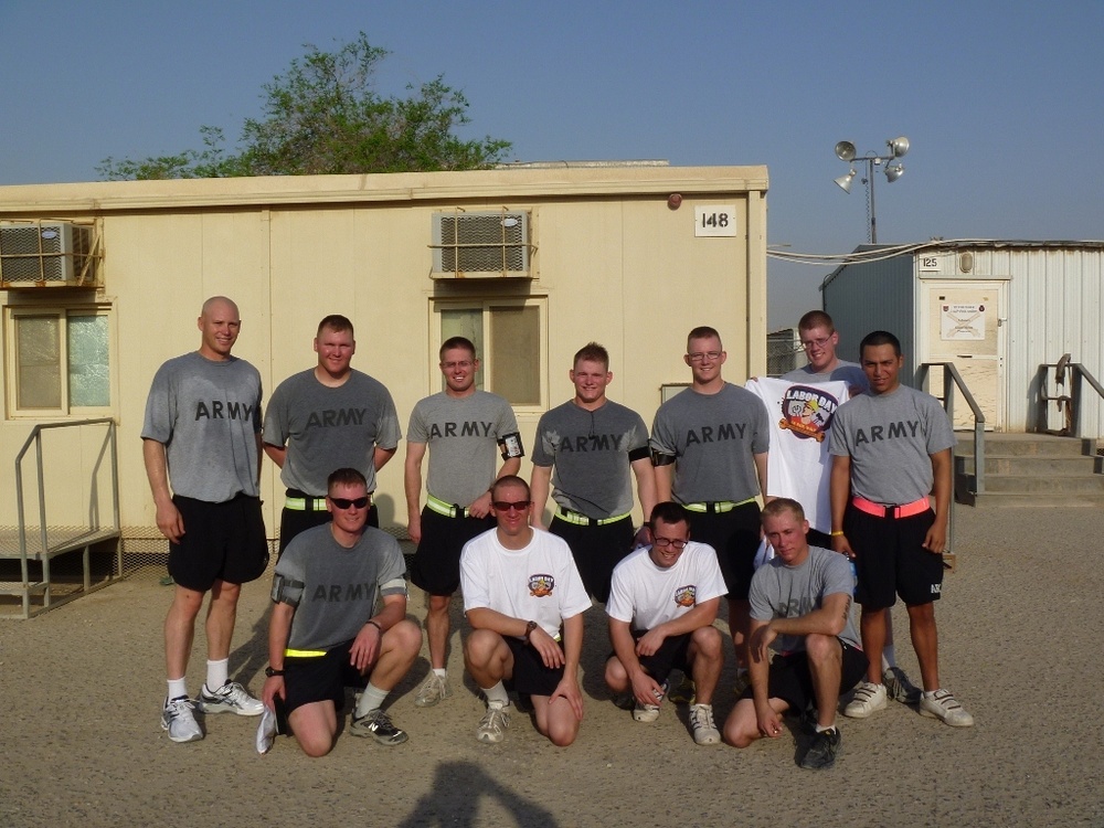 1-125 Field Artillery Run