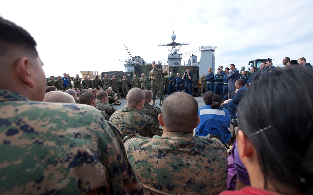 Eleventh Marine Expeditionary Unit in the Pacific Ocean