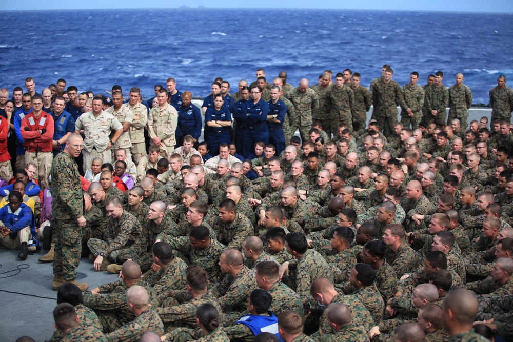 Eleventh Marine Expeditionary Unit in the Pacific Ocean