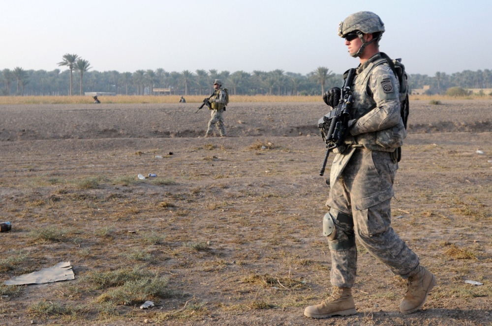 Convoy security: Cavalrymen secure routes for 2/82 convoys