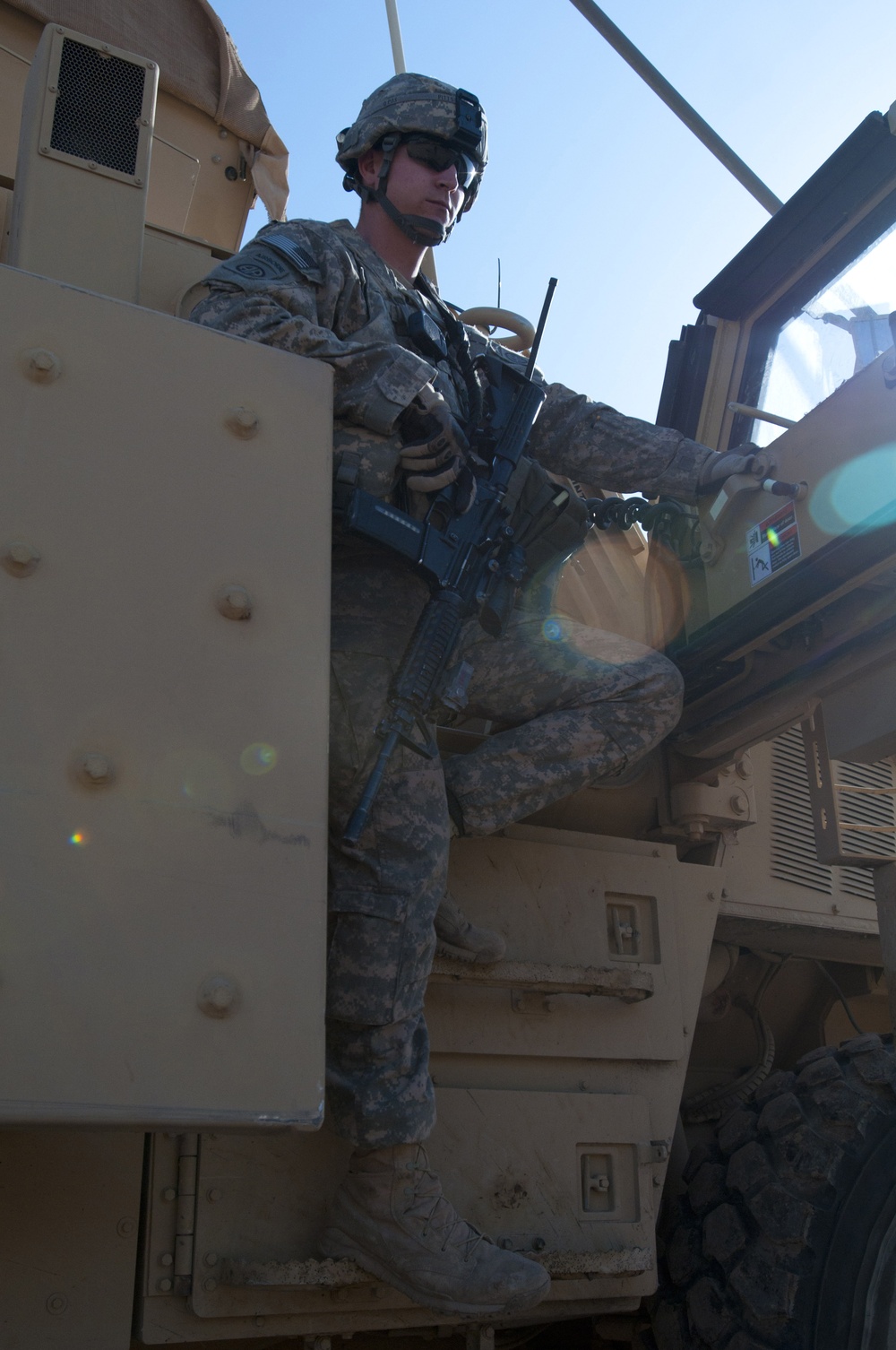Infantrymen ensure smooth passage of US military forces through Baghdad