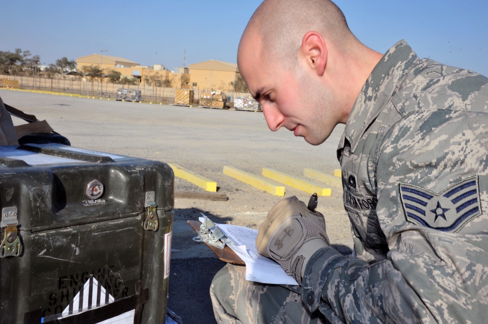 Deployed aerial port