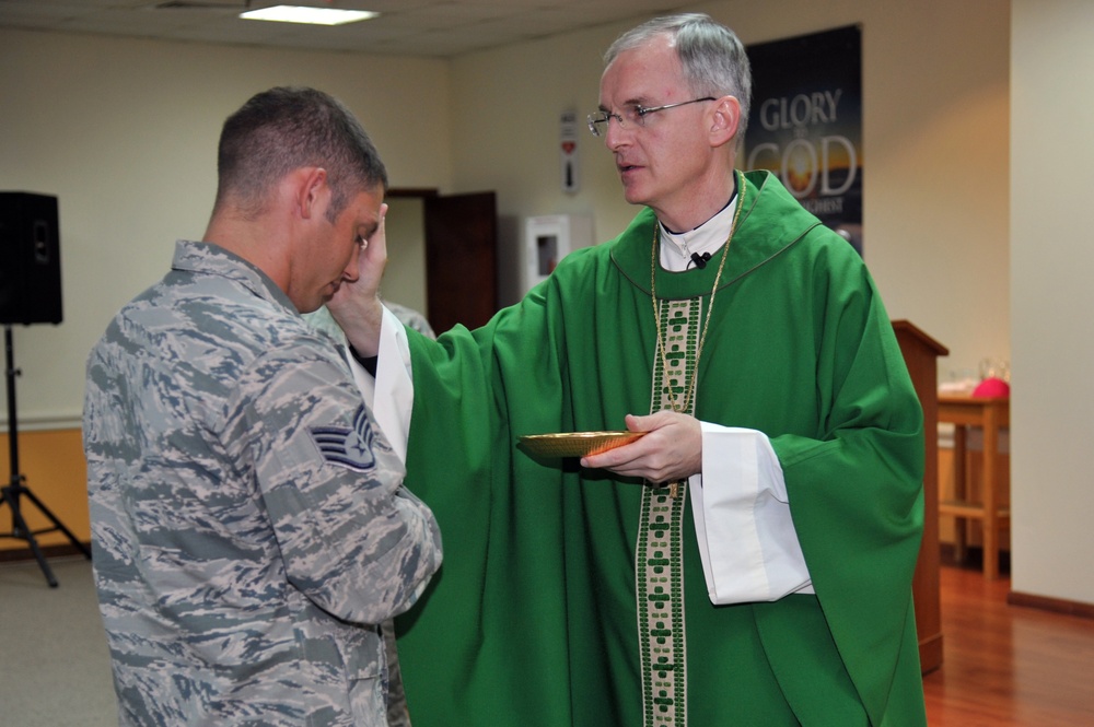 Chaplains deployed at an undisclosed location